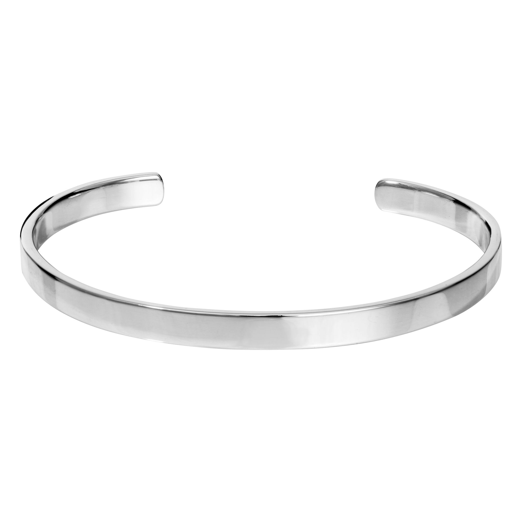 Blank armring i äkta silver