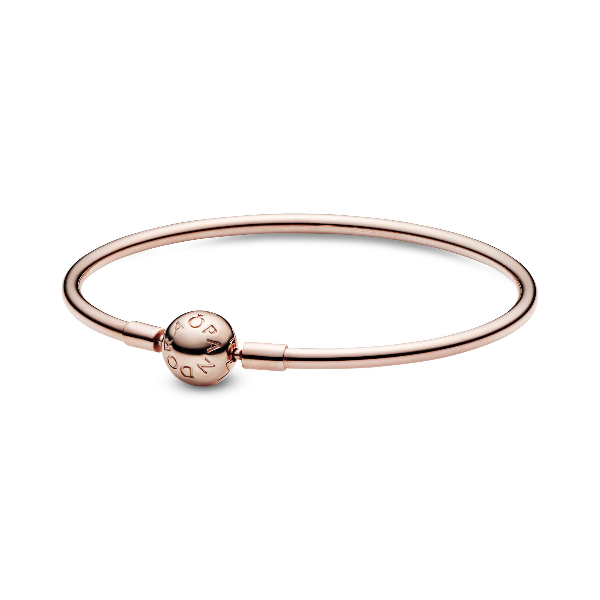 Roséförgylld armring 17 cm