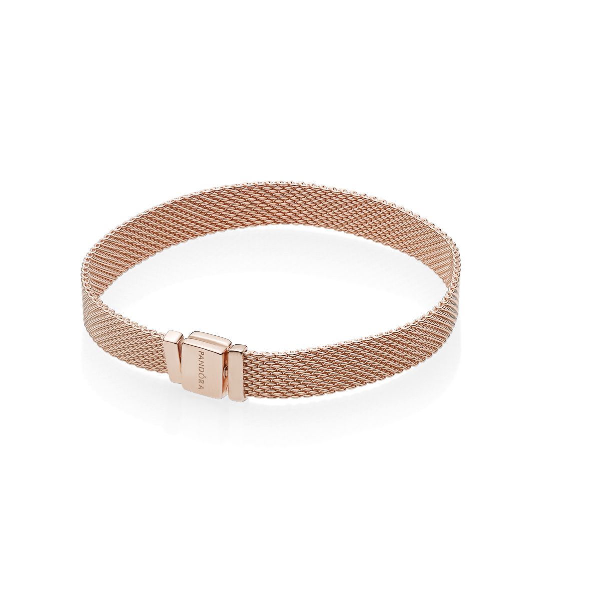 Roséförgyllt armband Reflexions 17 cm