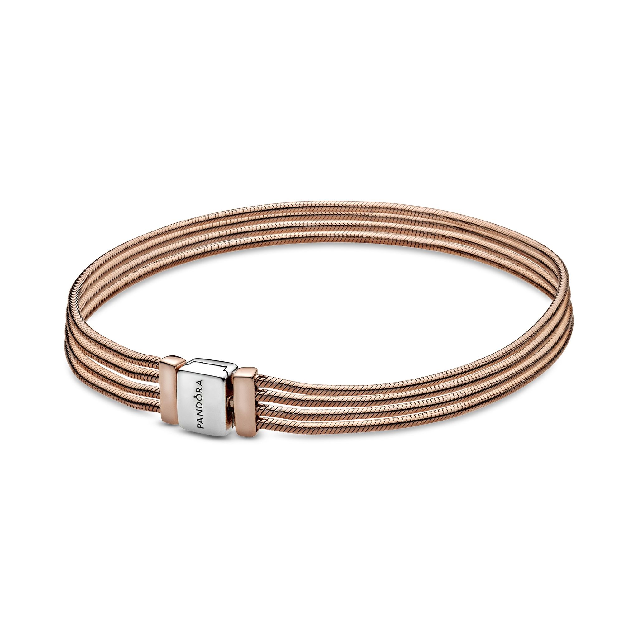 Roséförgyllt armband Reflexions 19 cm