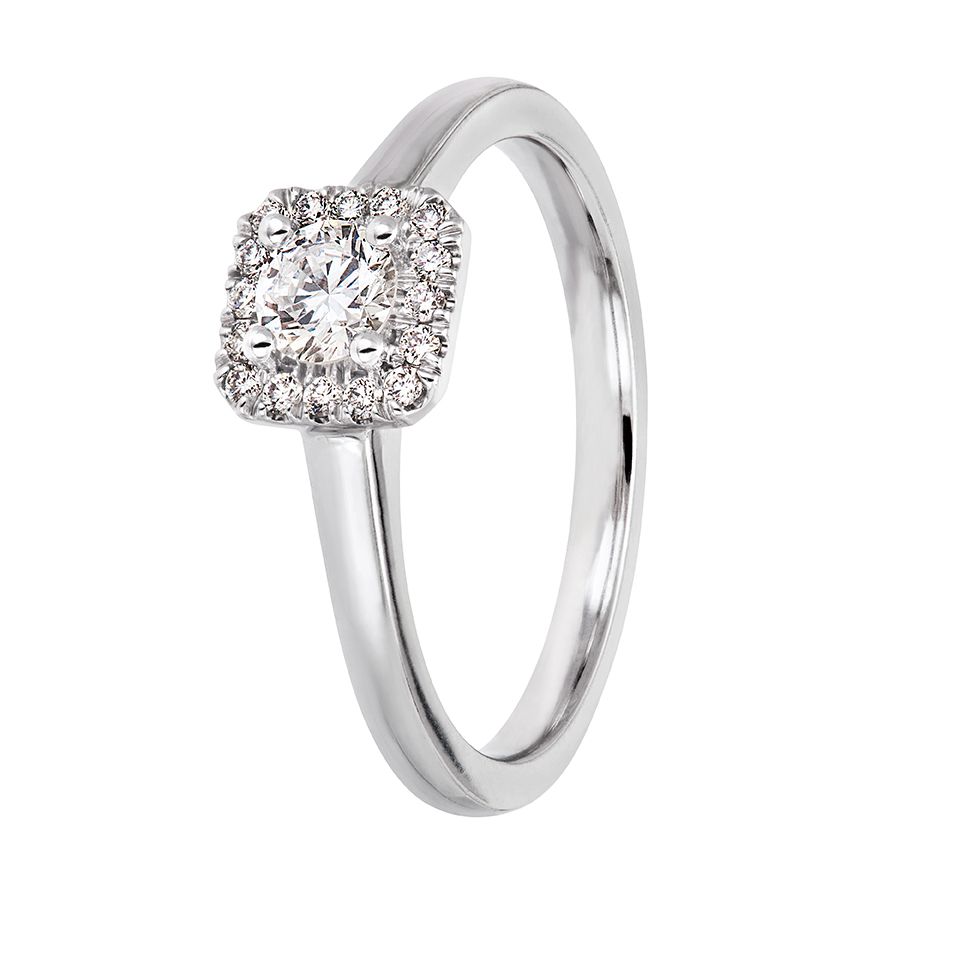 Diamantring Miami 0,34 ct 19.0