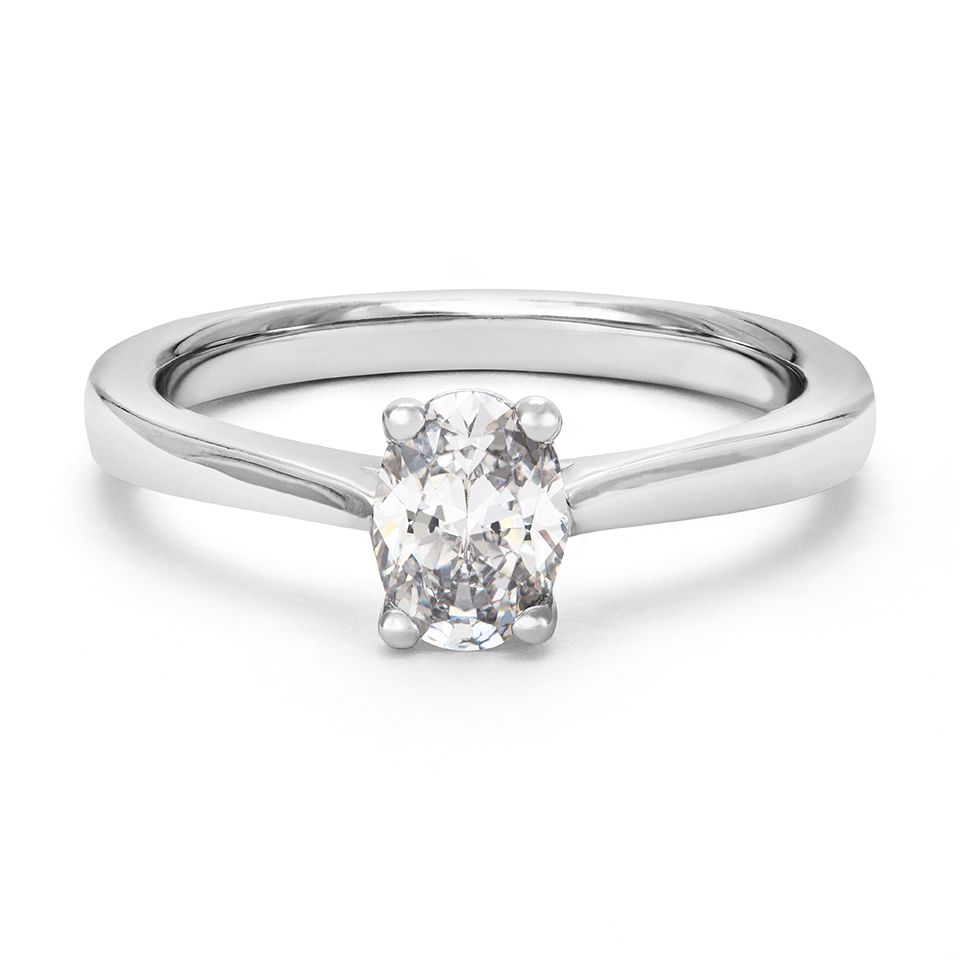 Ring med labbodlad diamant Electra 19.0