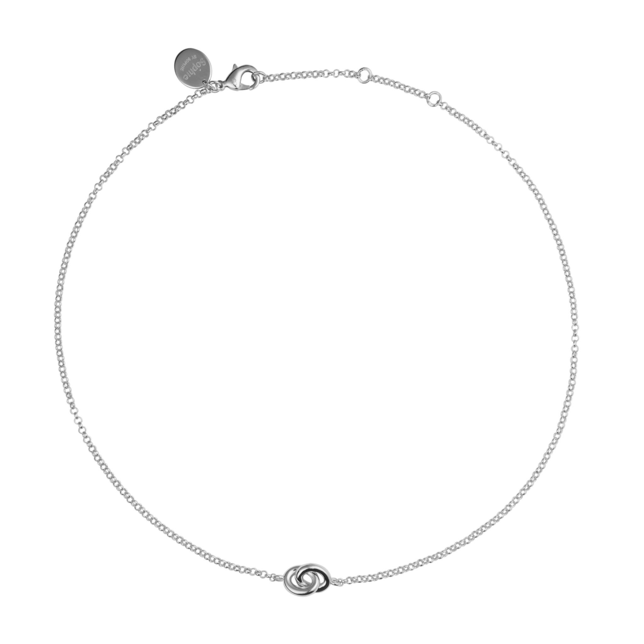 Halsband i äkta silver – Oval Link