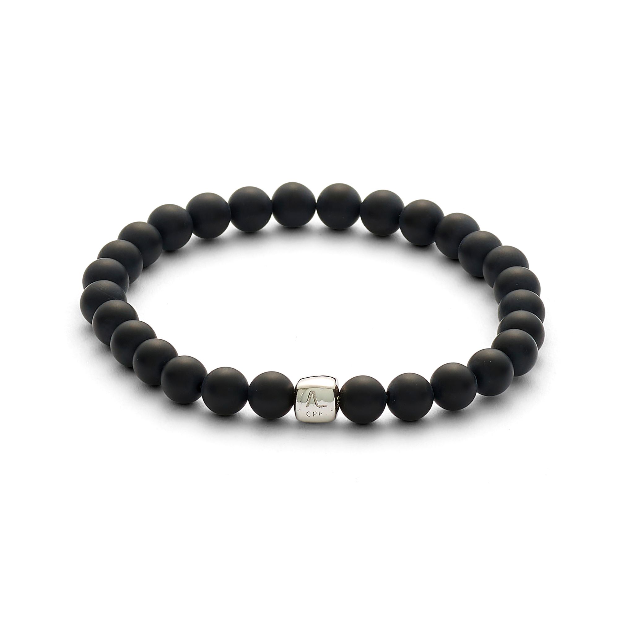 Armband onyx matte 6mm 18cm