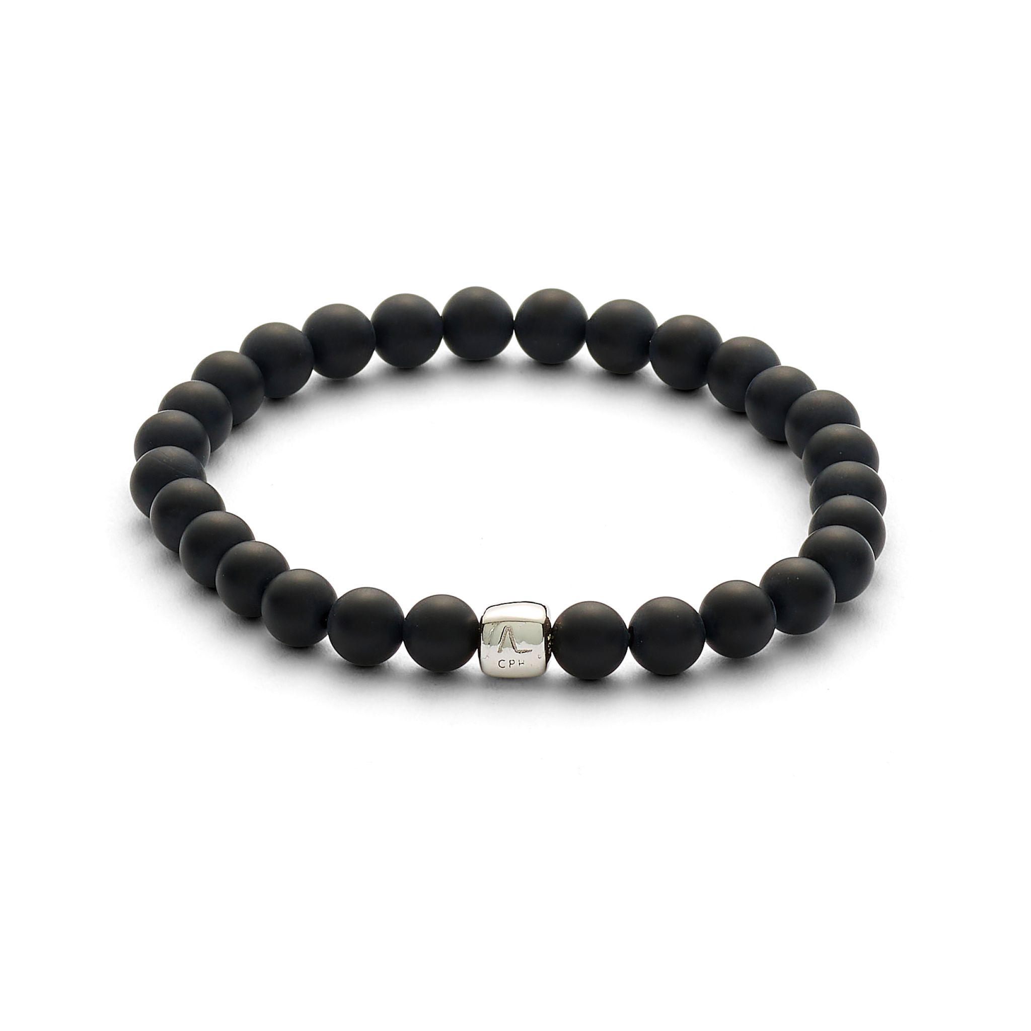 Armband onyx matte 6mm 19,5cm