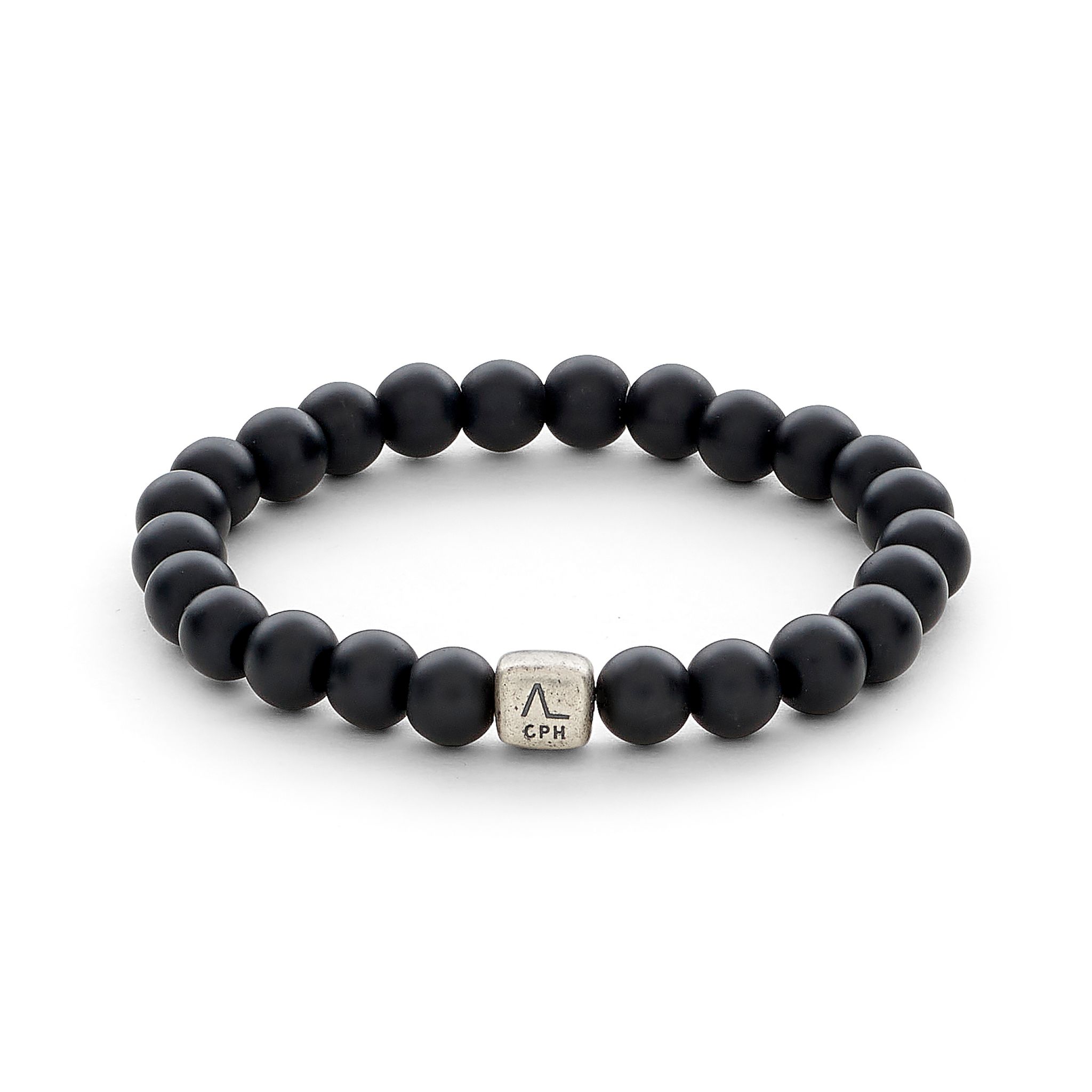 Armband onyx matte 8mm 19,5cm