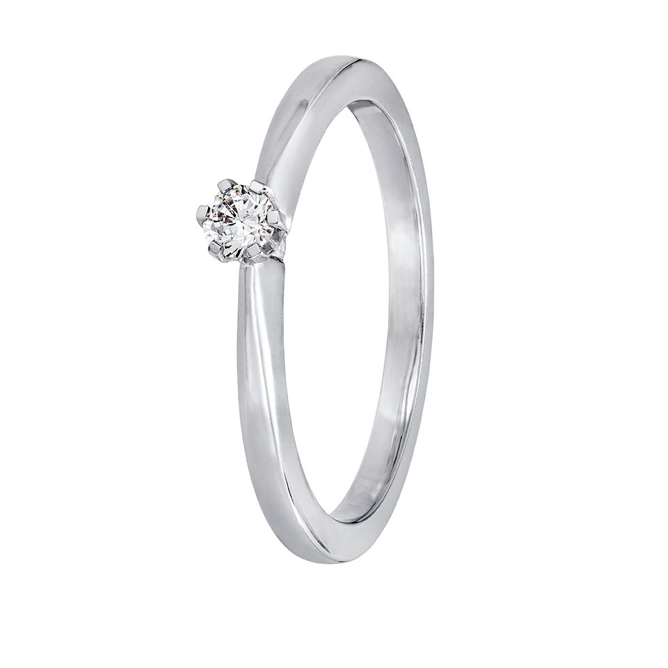 Diamantring Rome 0,10 ct 15.0